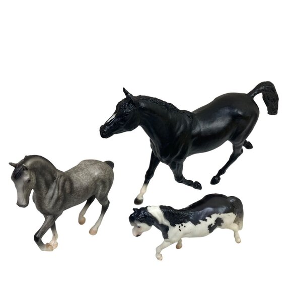 Vintage Breyer Horse Figurine Set Of 3 Collectible Models Children's Toys - Picture 3 of 16